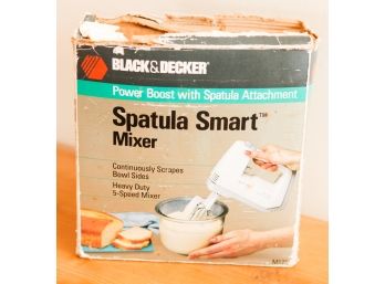 Black &  Decker Spatula Smart Mixer In Orginal Box