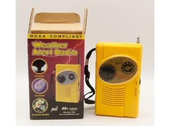 Weather Alert Radio - NOAA Compliant - Battery Operated - In Original Box