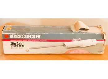 Black And Decker - Slim Grip Electric Knife - In Original Box
