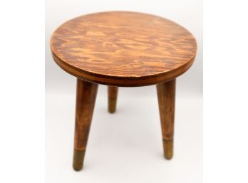 Charming Vintage Wooden Stool