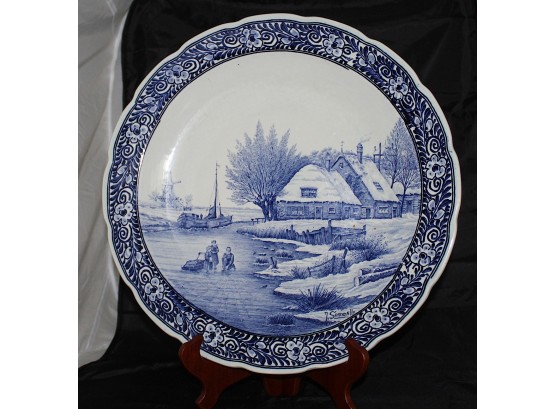 Royal Sphinx Maastricht Platter Made In Holland - Delfts
