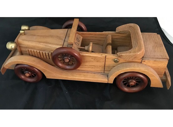 Classic Car From The Wooden Art Collection
