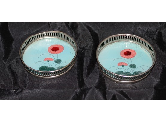 Pair Of Colorful Coasters