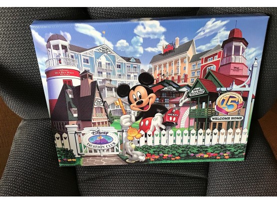 Mickey Mouse Disney Vacation Club On Canvas