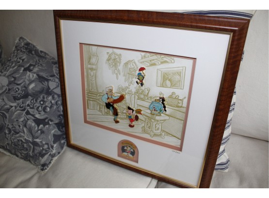 Disney Pinocchio 60th Anniversary  Pin Set Framed Limited Edition  578/7940