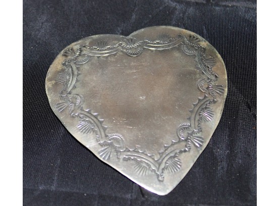 Sterling Heart Pin