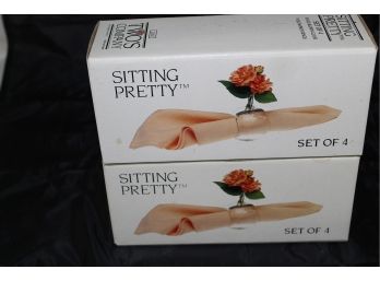 2 Boxes Of 'Sitting Pretty' Napkin Rings