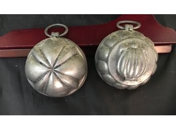 2 Pewter Molds