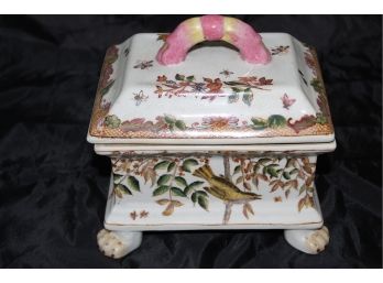 Asian Inspired Porcelain Trinket Box