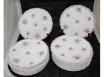 Royal Austria Oyster Plates