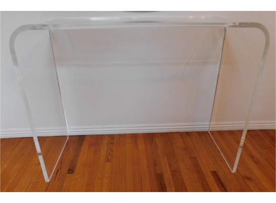 Mid-Century Modern Lucite Console Table