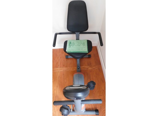 IMPEX Marcy Recumbent Exercise Bike With Resistance Model ME-709