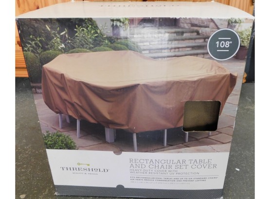 Threshold - 108' Rectangular Table & Chair Set Cover