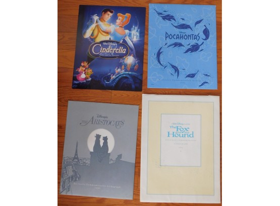 4 Assorted Disney Lithographs