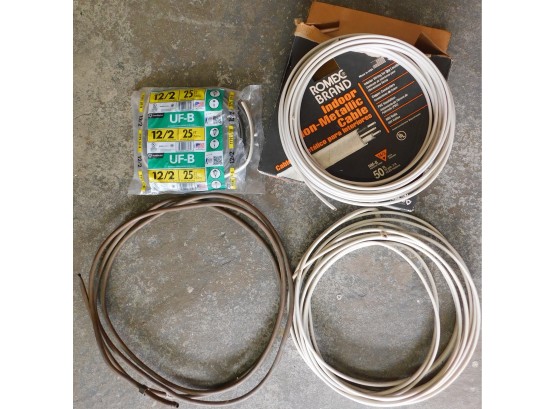 Lot Of Assorted Home Use Cables And Wires