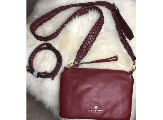 Brand New Vince Camuto - Alesi Crossbody Oak Leather Handbag
