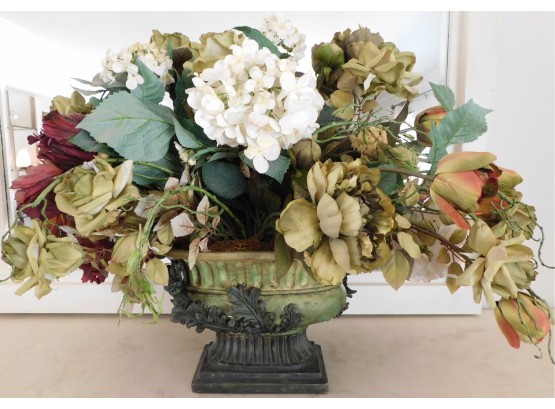 Maxton Faux Flower Arrangement With Decorative Base