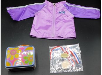 American Girl Accessories - Julie's Lunchbox And McKenna's Team Gear