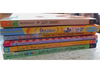Lot Of Childrens Books (6) Judy Moody And More