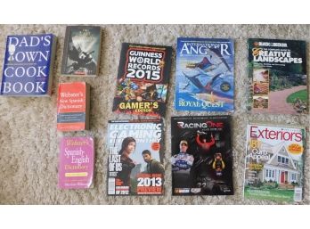 Lot Of Assorted Books And Magazines (10)