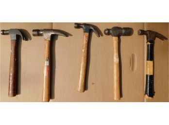 Lot Of 5 Assorted Hammers