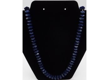 Elegant Vintage Blue Stone Necklace