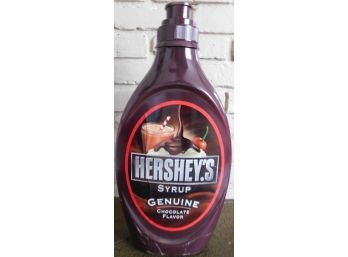 Hershey's Chocolate Syrup Plastic Coin Bank