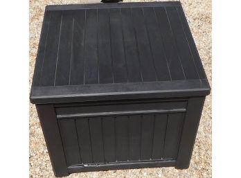 Keter 55 Gallon Resin Outdoor Box Table In One - Black