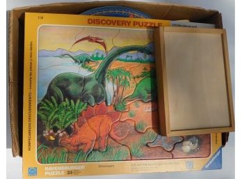 Box Of Assorted Puzzles And Games
