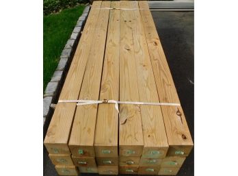 Sider Lumber & Supply Pressure Treated 6x6 Wooden Planks - Lot Of 18