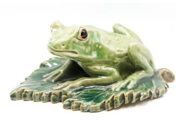 Beautiful Ceramic From On Leaf - Home Decor - Figurine
