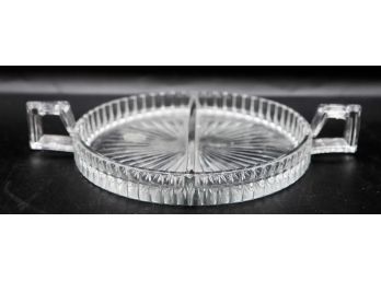 Classic Crystal Candy Dish W/ Handles