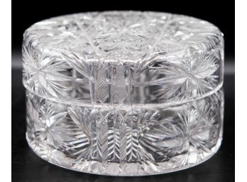 Unique Crystal Candy Dish With Lid