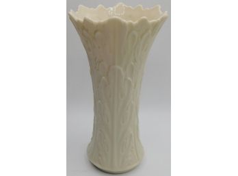 Lenox Vintage Woodland Ivory Vase Porcelain Embossed Design