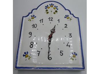 Ceramic Battery Operated Italian Clock