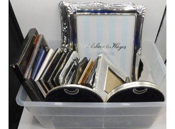 Assorted Lot Of Silver Plated Picture Frames