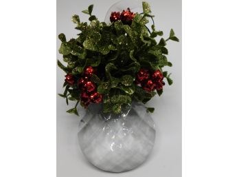 Decorative Holly Hanging Christmas Ornament