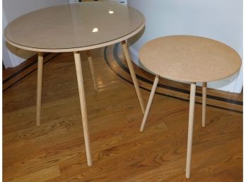 Pair Of Decorator Circular Tables