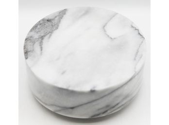Genuine Marble - Round Cheese Cutting Board - Hand Crafted - Made In Taiwan