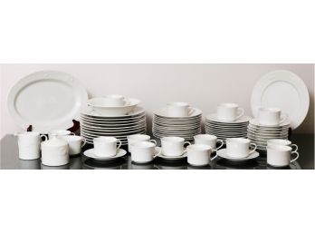 Sango - Vogue 8410 Microwave Save China - Signed - Service Of 12 W/ Sugar Bowl And Creamer