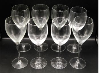 Lot Of 8 Assorted Stemmed Wine Glasses