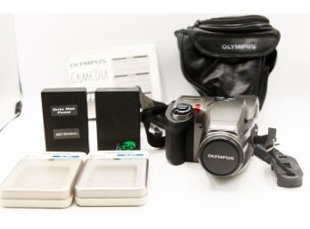 Olympus Camedia MAFP-2E - 2 Olympus AA Battery Charger - Camera Case - Batteries - Instruction Booklet -