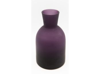 Purple Glass Vase 6.5' Tall
