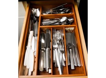 Drawer Of Assorted Silverware