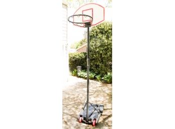 Portable Basketball Hoop - Not Adjustable - L18' X H98' X D30'