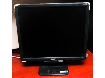 ACER - LCD Monitor - 17' - Model#  AL1716F - 2008 - ETL510857880915B39425A -