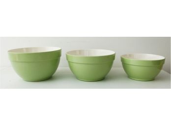 Lot Of 3 Mixing Bowls - Plastic
