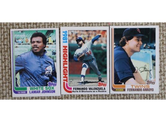 Album Of Assorted Topps 1982 Baseball Cards