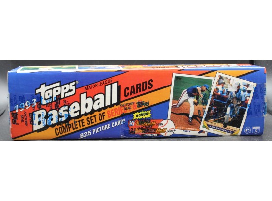 Set Of 1993 Topps Complete Set Baseball Cards Series 1 And 2