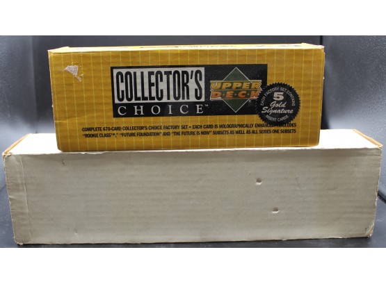 Set Of Upper Deck Collectors Choice 1994 Set Baseball Cards. Box Of 1980 Topps Baseball Cards Assorted
